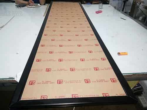 hộp đèn siêu mỏng nắp bật 4cm