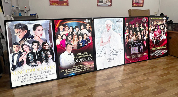 Tranh điện nắp hít 80x120cm cho Phòng Trà Không Tên