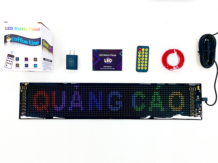 bảng led dẻo ma trận 16*96 pixel 