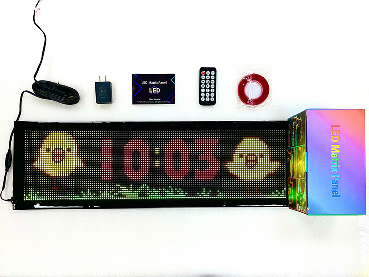 bảng led dẻo ma trận ngoài trời 32*128 pixel 4