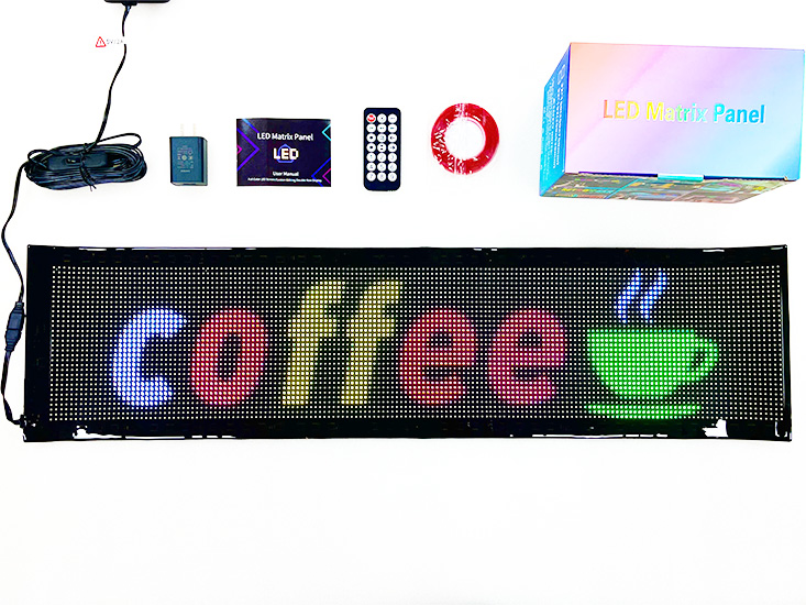 bảng led dẻo ma trận ngoài trời 32*160 pixel 4