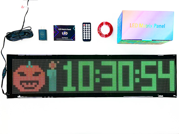 bảng led dẻo ma trận ngoài trời 32*160 pixel 3