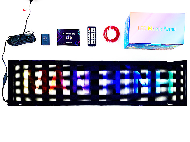 bảng led dẻo ma trận ngoài trời 32*160 pixel 