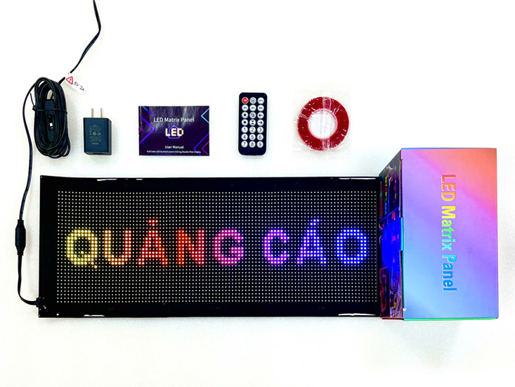 bảng led dẻo ma trận ngoài trời 32*96 pixel 4